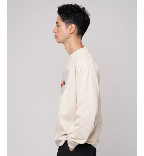 EDIFICE「SAVIGNAC (サヴィニャック) 別注 French Company プリント ロングスリーブ Tシャツ」|Tシャツ・カットソー|