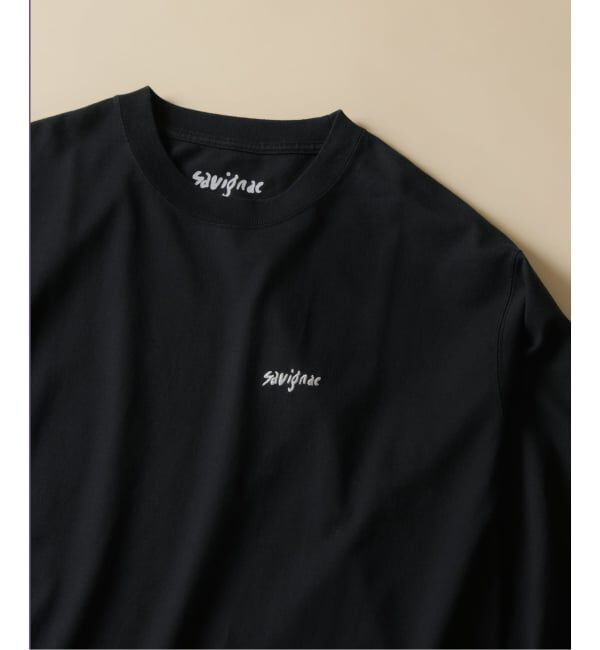 EDIFICE「SAVIGNAC (サヴィニャック) 別注 French Company プリント ロングスリーブ Tシャツ」|Tシャツ・カットソー|