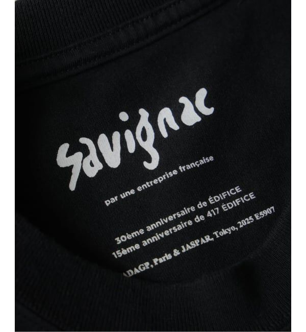 EDIFICE「SAVIGNAC (サヴィニャック) 別注 French Company プリント ロングスリーブ Tシャツ」|Tシャツ・カットソー|