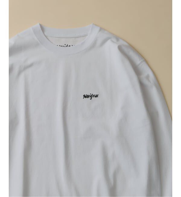 EDIFICE「SAVIGNAC (サヴィニャック) 別注 French Company プリント ロングスリーブ Tシャツ」|Tシャツ・カットソー|