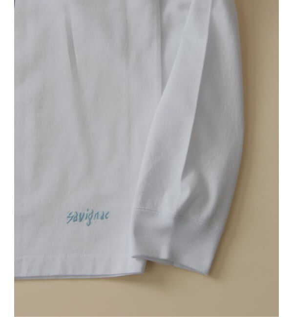 EDIFICE「SAVIGNAC (サヴィニャック) 別注 French Company プリント ロングスリーブ Tシャツ」|Tシャツ・カットソー|