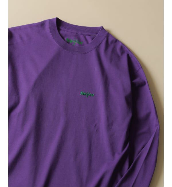 EDIFICE「SAVIGNAC (サヴィニャック) 別注 French Company プリント ロングスリーブ Tシャツ」|Tシャツ・カットソー|