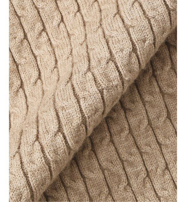 EDIFICE「スウェット ライク スモール ケーブル ニット」|ニット・セーター|