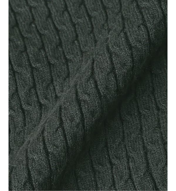 EDIFICE「スウェット ライク スモール ケーブル ニット」|ニット・セーター|