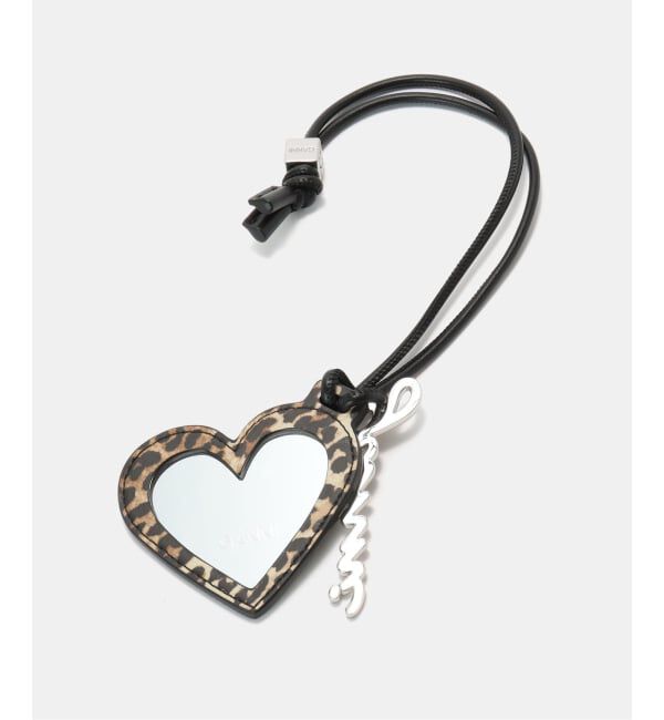 PULP「GANNI / ガニー Ganni Bou Heart Mirror Print」|キーケース|その他カラー K