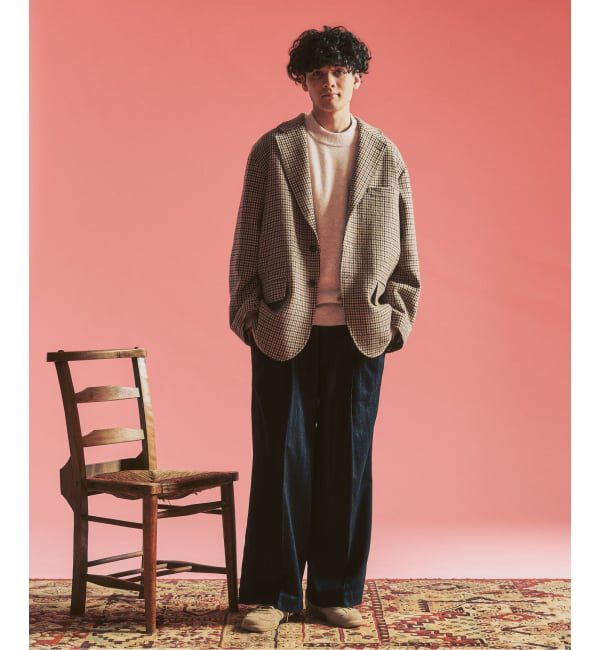 417 EDIFICE「【MOONLIGHT CLOTHING】 British Pattern ジャケット」|テーラードジャケット|