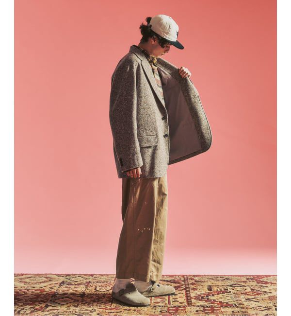 417 EDIFICE「【MOONLIGHT CLOTHING】 British Pattern ジャケット」|テーラードジャケット|