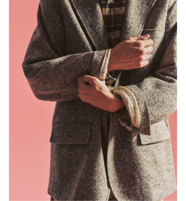 417 EDIFICE「【MOONLIGHT CLOTHING】 British Pattern ジャケット」|テーラードジャケット|