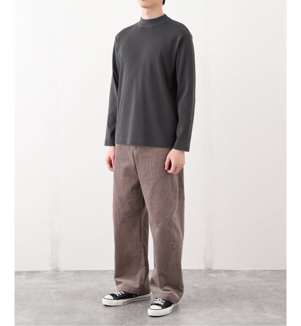 EDIFICE「KNITTED リブ フライス モックネック ニット」|ニット・セーター|