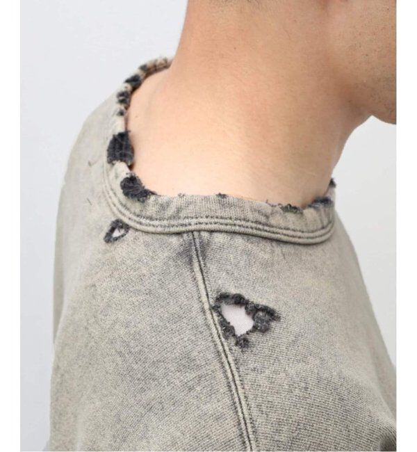 J.S.Homestead「J.S.Homestead / パシフィックウラケ ダメージクルーネック」|スウェット・ジャージ|