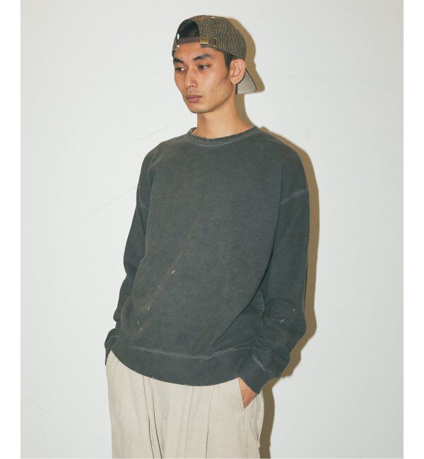 J.S.Homestead「J.S.Homestead / パシフィックウラケ ダメージクルーネック」|スウェット・ジャージ|
