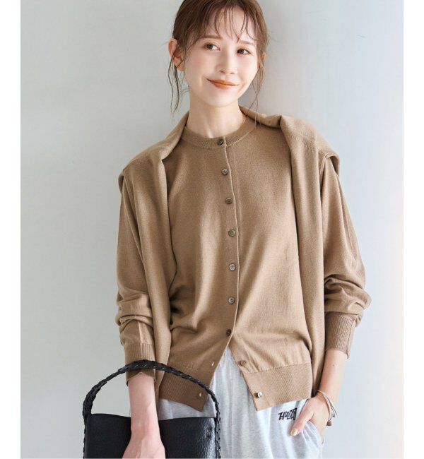 JOURNAL STANDARD「《追加2》【2枚セット】ウォッシャブル ツインセット」|ニット・セーター|ベージュ A