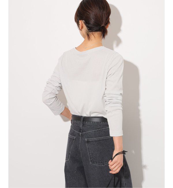 JOURNAL STANDARD relume「《追加6》ソフトテレコクルーネックロングTEE」|Tシャツ・カットソー|