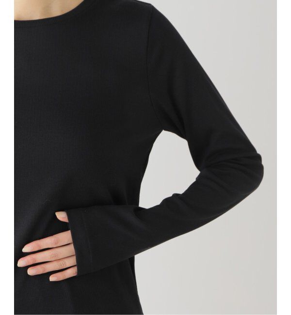 JOURNAL STANDARD relume「《追加6》ソフトテレコクルーネックロングTEE」|Tシャツ・カットソー|