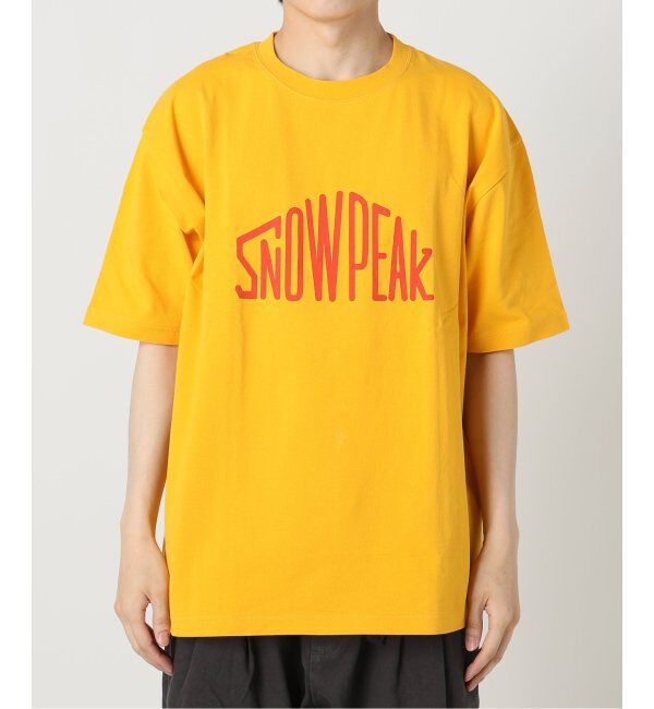JOURNAL STANDARD relume「SNOWPEAK / スノーピーク 別注 &rdquo;トラペゾイド&rdquo; ロゴTシャツ」|Tシャツ・カットソー|