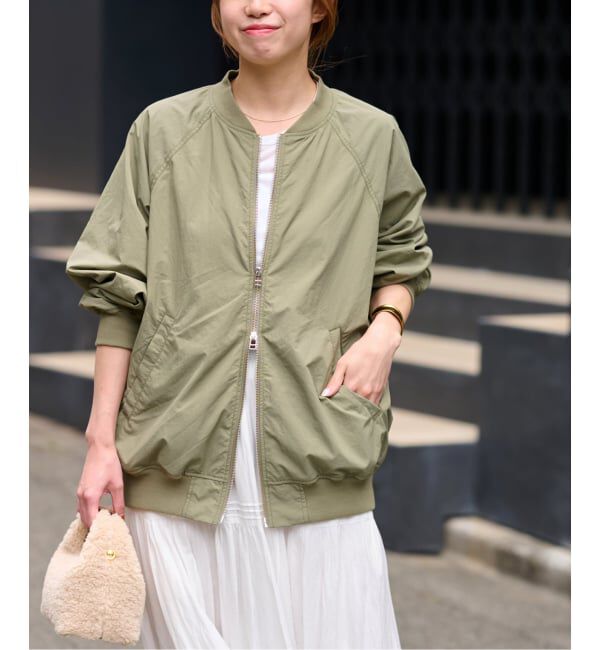 JOURNAL STANDARD relume「ウォッシャブルナイロンダブルジップMA-1」|ブルゾン・スタジャン|