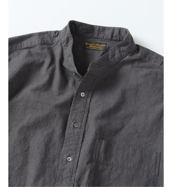 J.S.Homestead「J.S.Homestead / バンド カラー P/O シャツ」|シャツ・ブラウス|