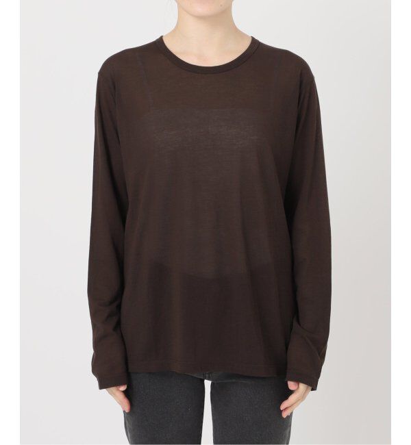 JOURNAL STANDARD relume「《追加3 / 新色》シアークルーネックロングTシャツ」|Tシャツ・カットソー|