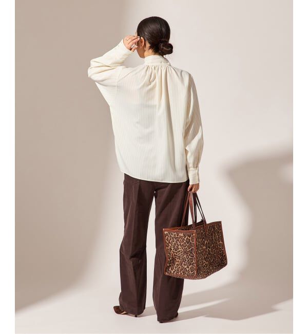 journal standard L'essage「【A PUPIL/ア ピューピル】BIG BT BL STRIPES：ブラウス」|シャツ・ブラウス|