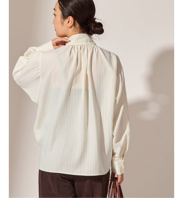 journal standard L'essage「【A PUPIL/ア ピューピル】BIG BT BL STRIPES：ブラウス」|シャツ・ブラウス|