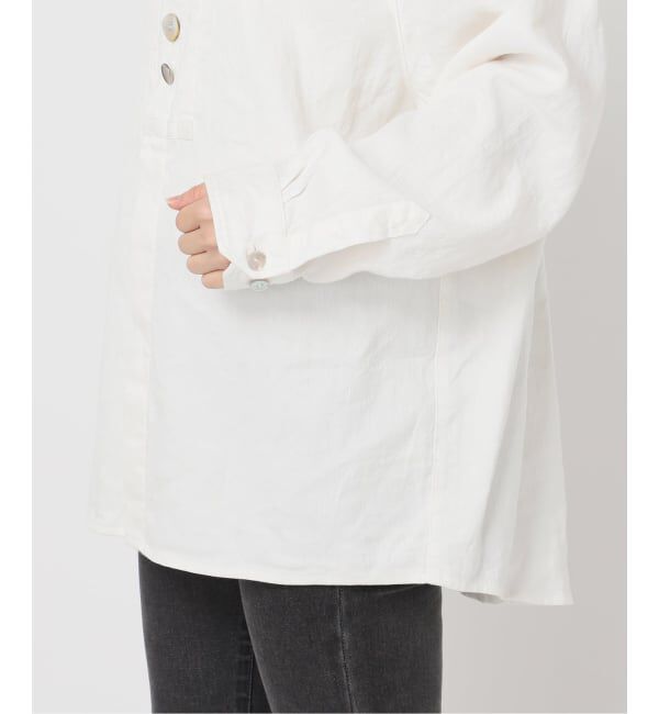 JOURNAL STANDARD「別注【MIKA KASAI】PATCH BUTTON LINEN SH」|シャツ・ブラウス|