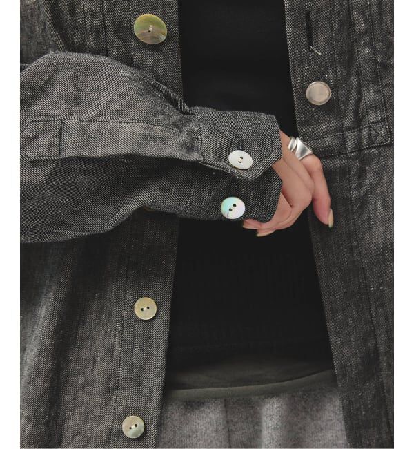 JOURNAL STANDARD「別注【MIKA KASAI】PATCH BUTTON LINEN SH」|シャツ・ブラウス|