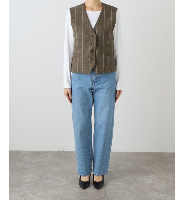 journal standard L'essage「【金子綾さん着用】BRITISH WOOL CHECK ベスト」|その他|