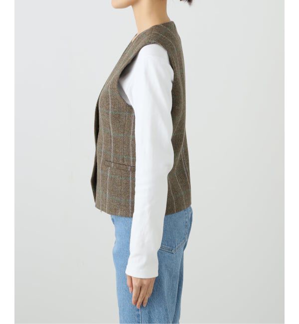 journal standard L'essage「【金子綾さん着用】BRITISH WOOL CHECK ベスト」|その他|