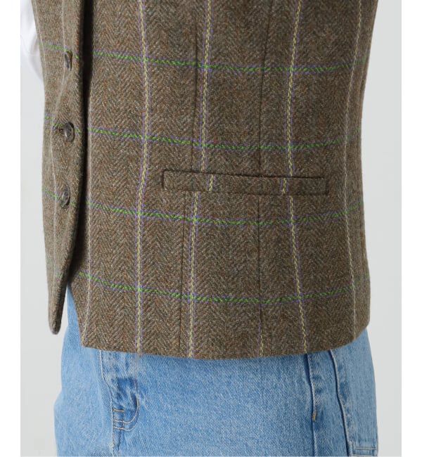 journal standard L'essage「【金子綾さん着用】BRITISH WOOL CHECK ベスト」|その他|