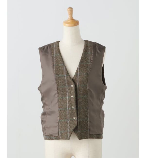 journal standard L'essage「【金子綾さん着用】BRITISH WOOL CHECK ベスト」|その他|