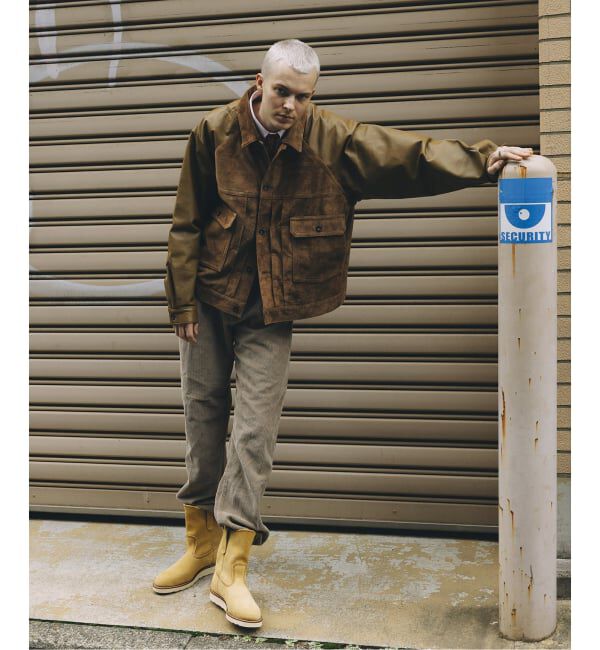 JOURNAL STANDARD「A LEATHER &times; JOURNAL STANDARD COMBI TRUCKER JACKET」|ライダースジャケット|