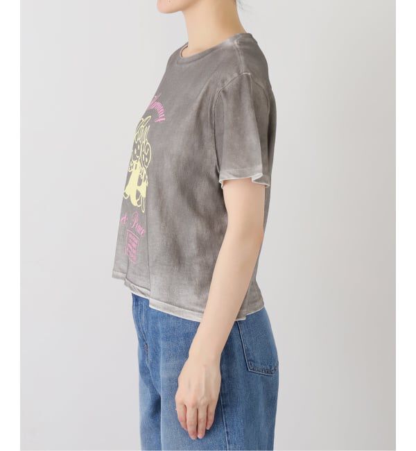 Oriens JOURNAL STANDARD「【Ashley Williams 】WASHED GREY CROPPED T-SH AWAW250098」|Tシャツ・カットソー|