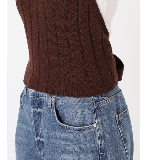 journal standard L'essage「ワイドRIBホルターベスト」|ニット・セーター|