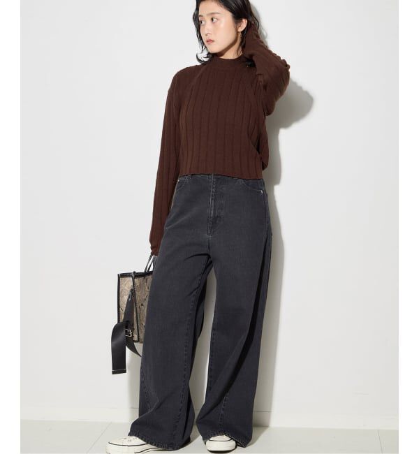 journal standard L'essage「ワイドRIBホルターベスト」|ニット・セーター|