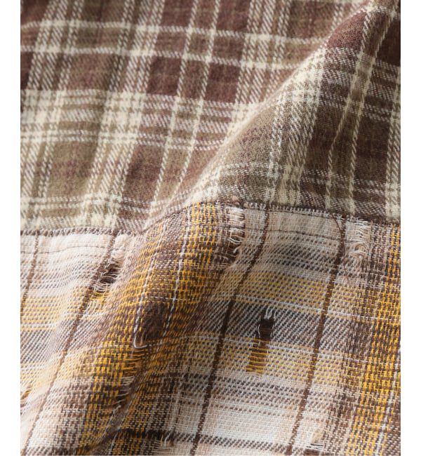 JOURNAL STANDARD「【ONE TEASPOON/ワンティースプーン】 RODEO RUST PATCJWORK SH」|シャツ・ブラウス|