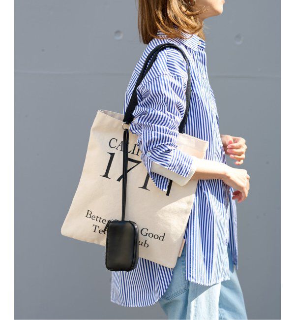 FRAMeWORK「≪WEB限定追加≫【BETTER THAN GOOD】LEATHER PORCH W/PRINTEDトート2」|トートバッグ|