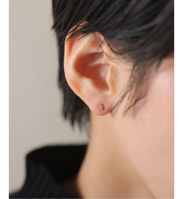 Lilas by Spick&Span「プチマーキスダイヤピアス K18（両耳）」|ピアス|
