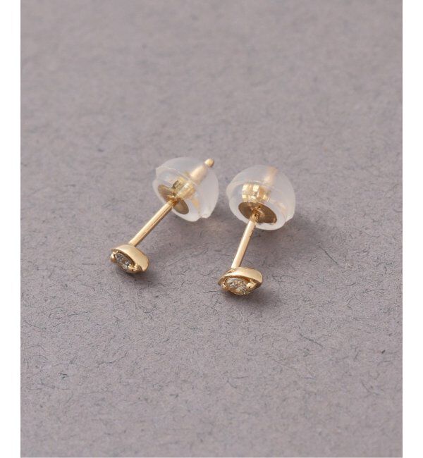Lilas by Spick&Span「プチマーキスダイヤピアス K18（両耳）」|ピアス|