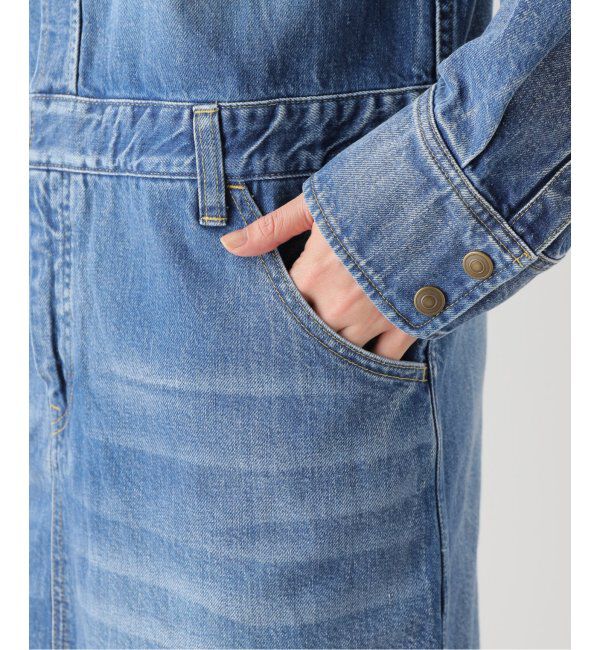 Spick and Span「51/2 ONE-PIECE LINE DENIM」|ワンピース|