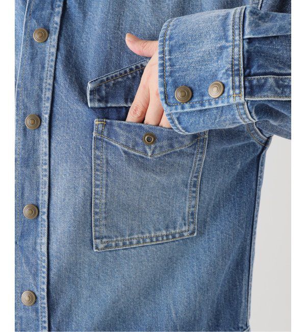 Spick and Span「51/2 ONE-PIECE LINE DENIM」|ワンピース|