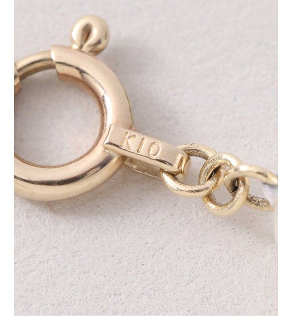 Lilas by Spick&Span「ポテトパール*テクスチャーパーツネックレス K10」|ネックレス|