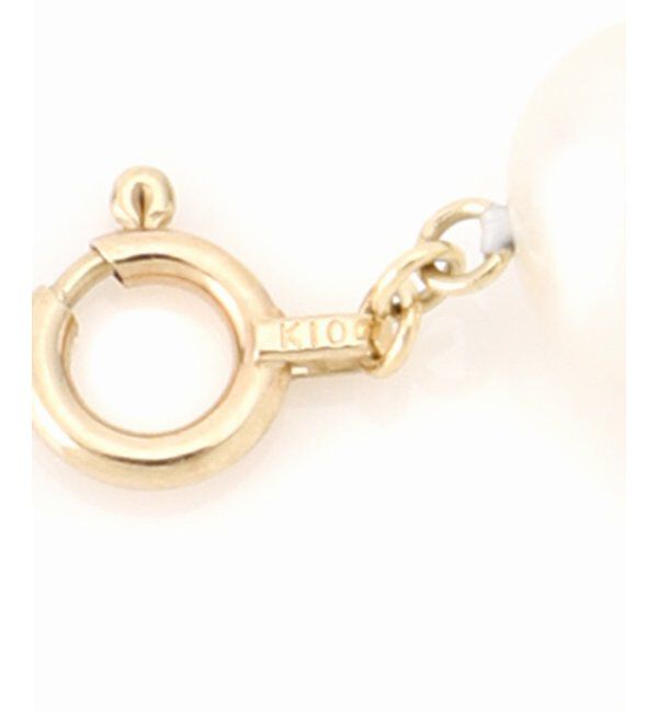 Lilas by Spick&Span「ポテトパール*テクスチャーパーツネックレス K10」|ネックレス|