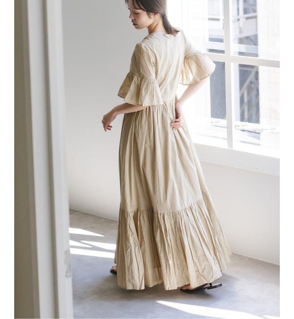 NOBLE「《NOBLEカラー別注》MARIHA/マリハ すずらんのドレス」|ワンピース|ベージュ