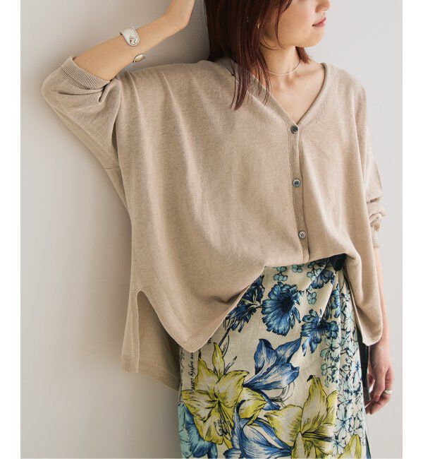 Spick and Span「ギマコットンオーバーサイズカーディガン」|カーディガン|