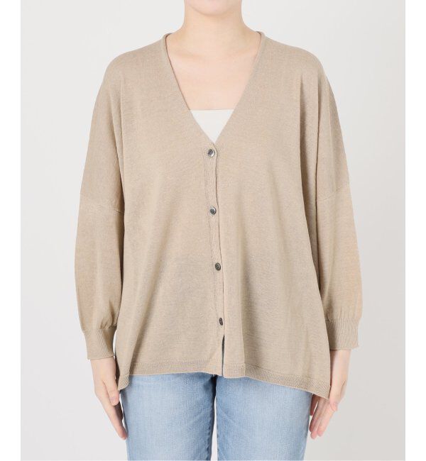 Spick and Span「ギマコットンオーバーサイズカーディガン」|カーディガン|
