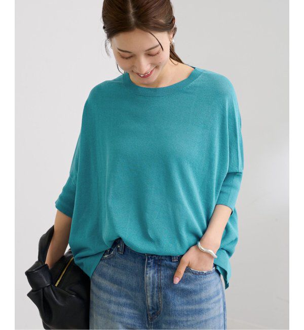 FRAMeWORK「ペーパーミックスポンチョニット」|ニット・セーター|