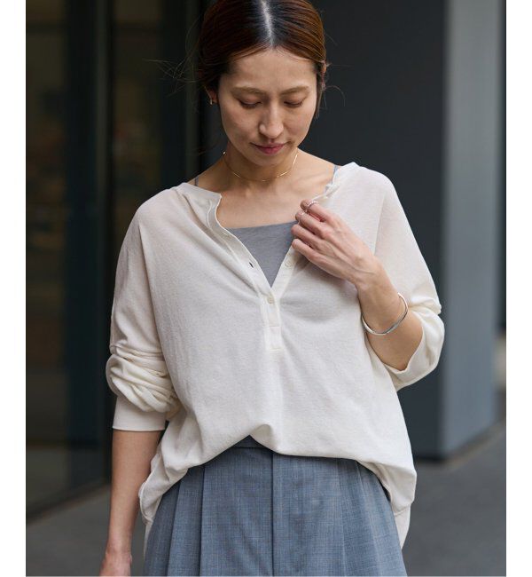 FRAMeWORK「サーフニットヘンリーTee」|Tシャツ・カットソー|