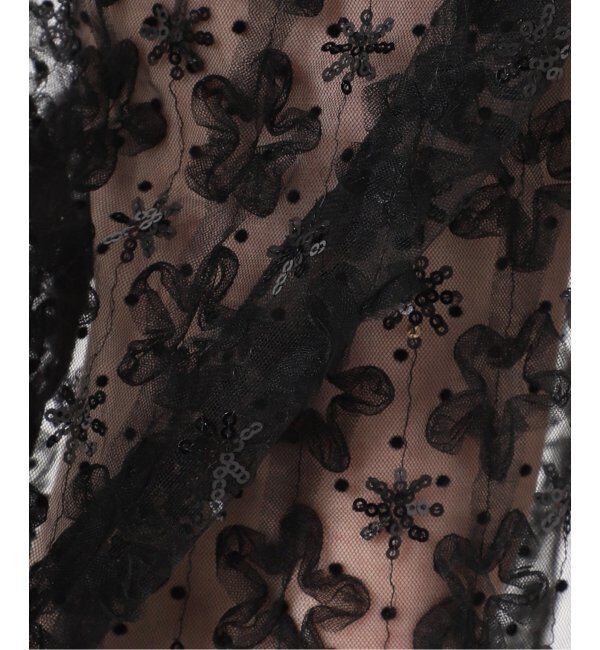 U by SPICK&SPAN「フラワーチュールシアースカート」|スカート|