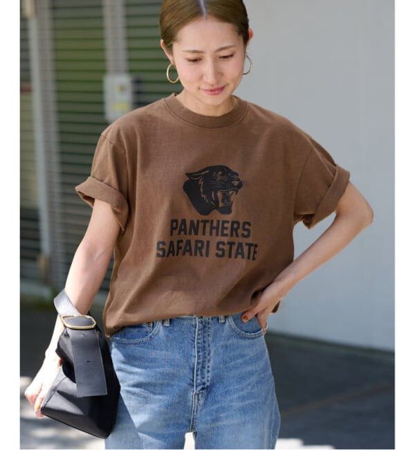 FRAMeWORK「≪WEB限定追加≫GULFCOAST SPORTSWEAR 別注CREW TEE 2」|Tシャツ・カットソー|ブラウン