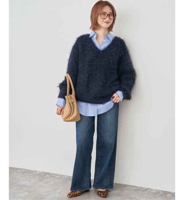 Spick and Span「TRICOTS JEAN MARC/トリコットジーンマルク 別注 V ネックプルオーバー」|ニット・セーター|